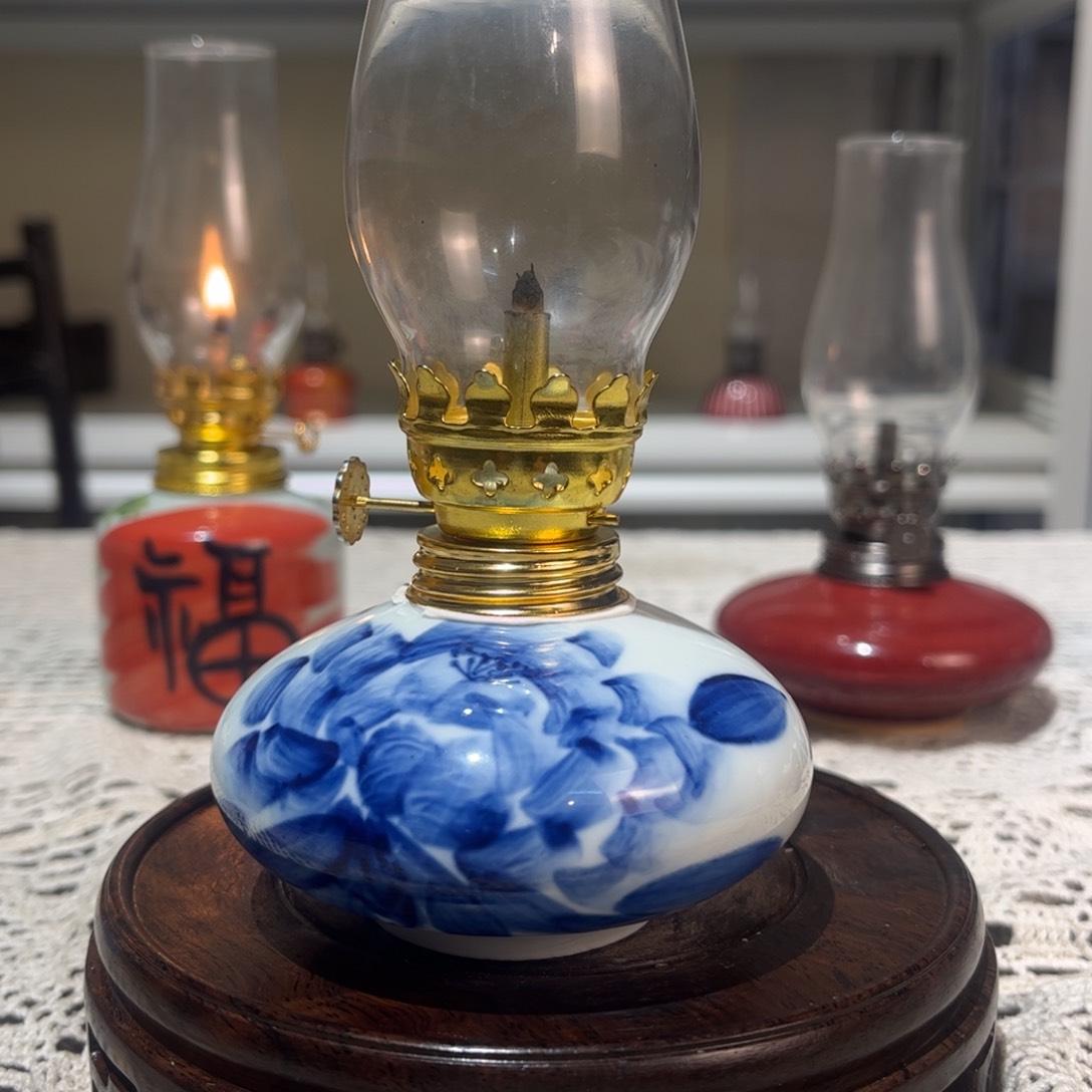 摆件景德镇陶瓷香薰灯