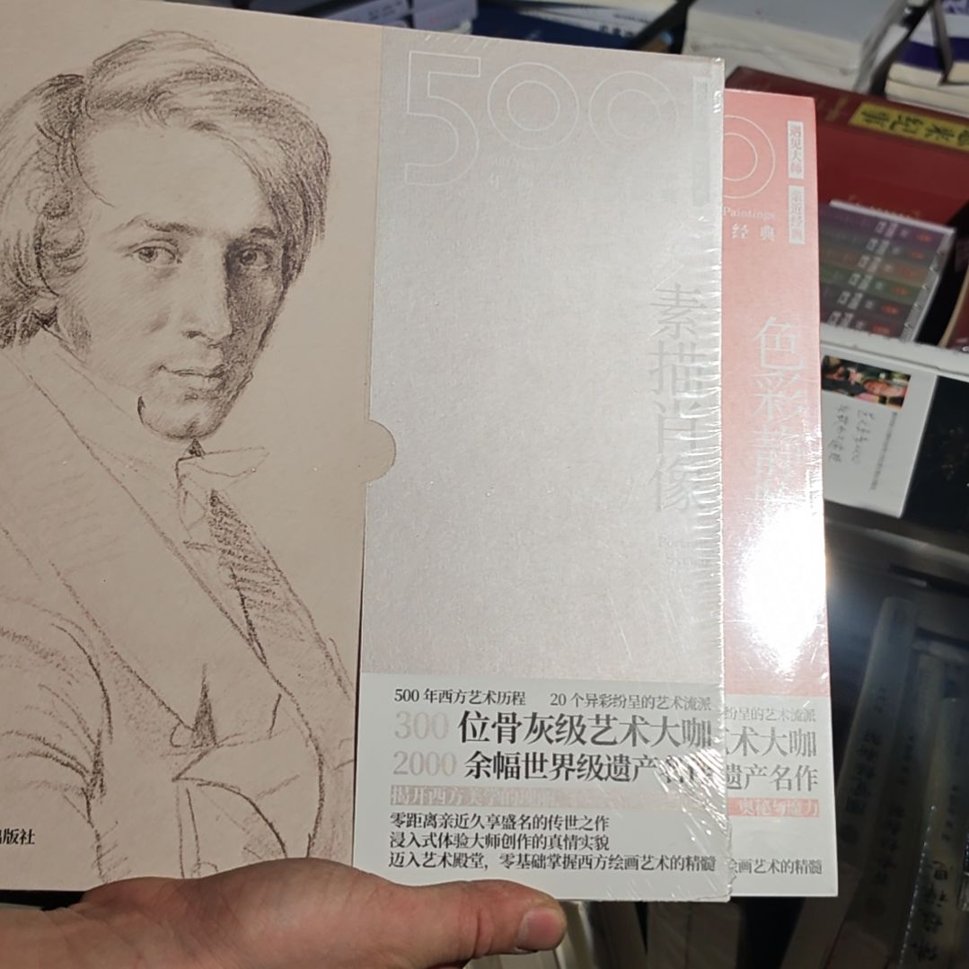 素描肖像➕色彩静物两本