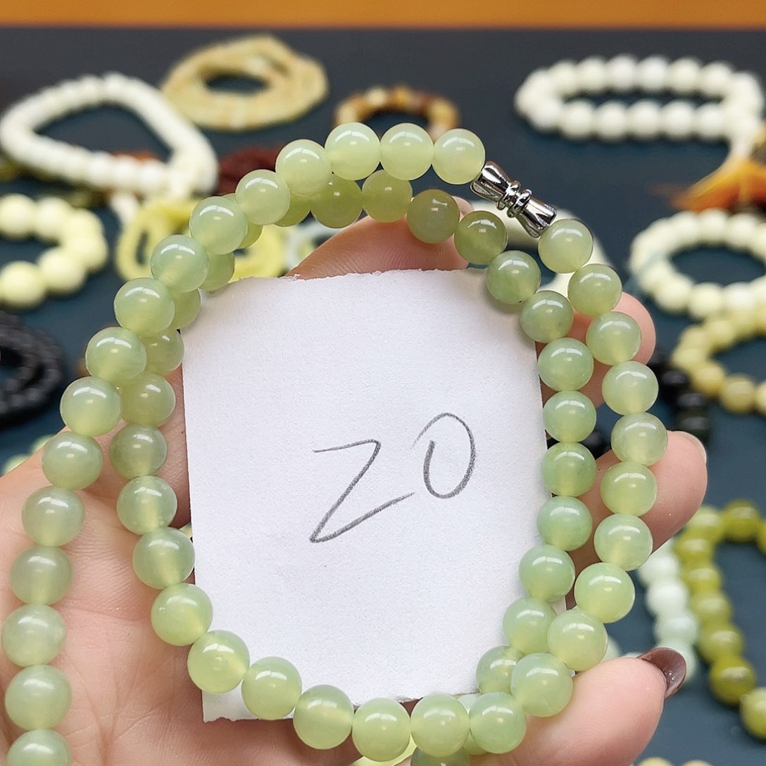 未镶嵌蛇纹石玉手链听****目