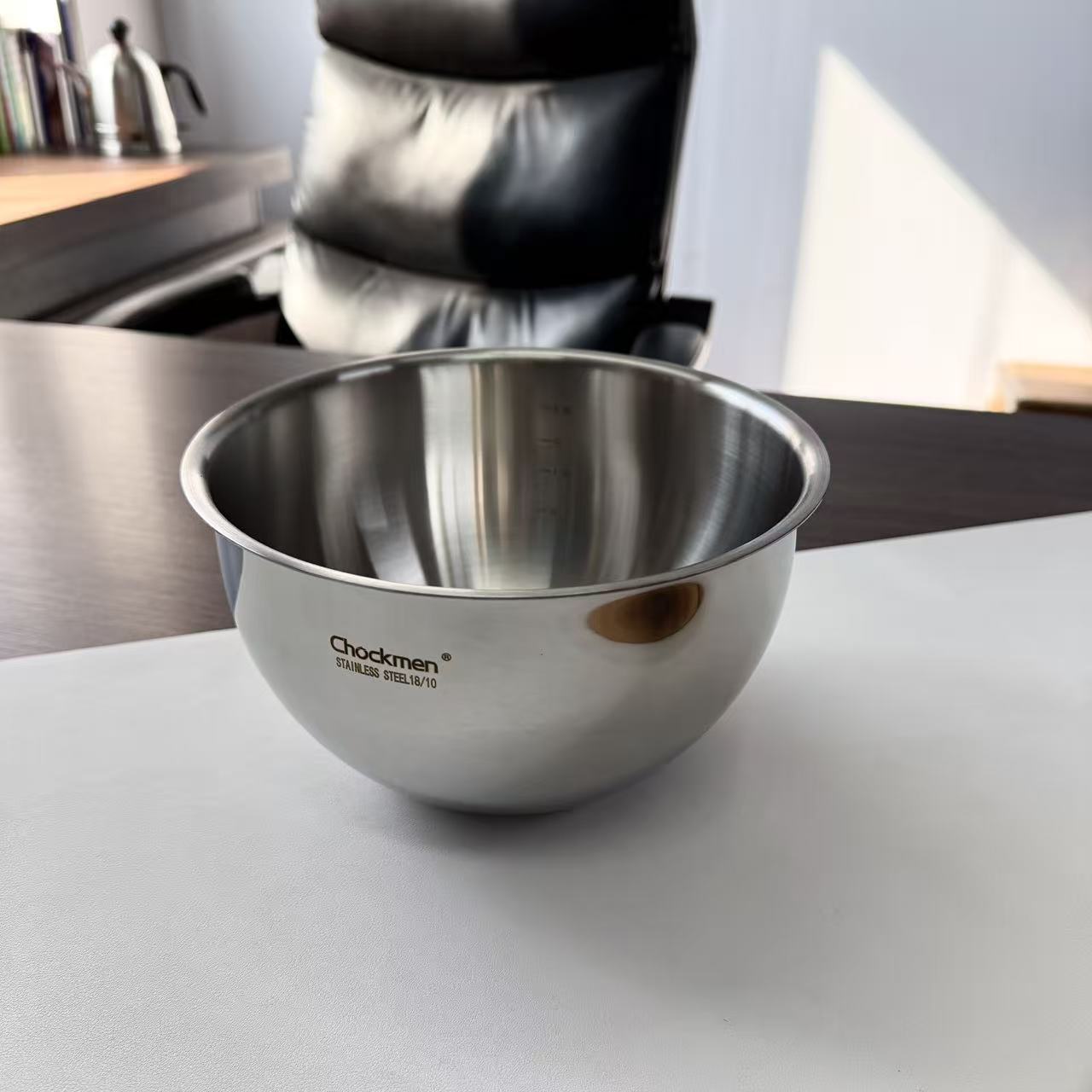 18/10不锈钢20cm打蛋盆烘焙盆拌馅料盆高12.5cm重约600g厚1.1mm