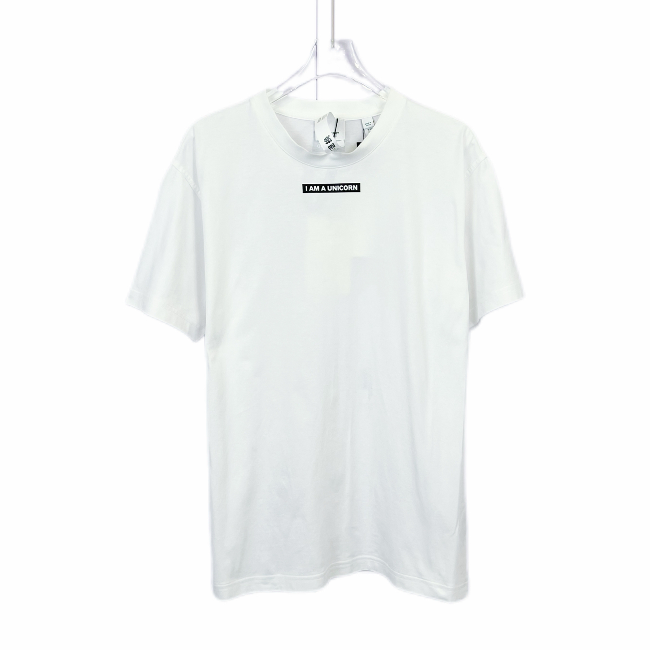 99新 BURBERRY/博柏利 011600 字母印花圆领短袖T恤 XXS码