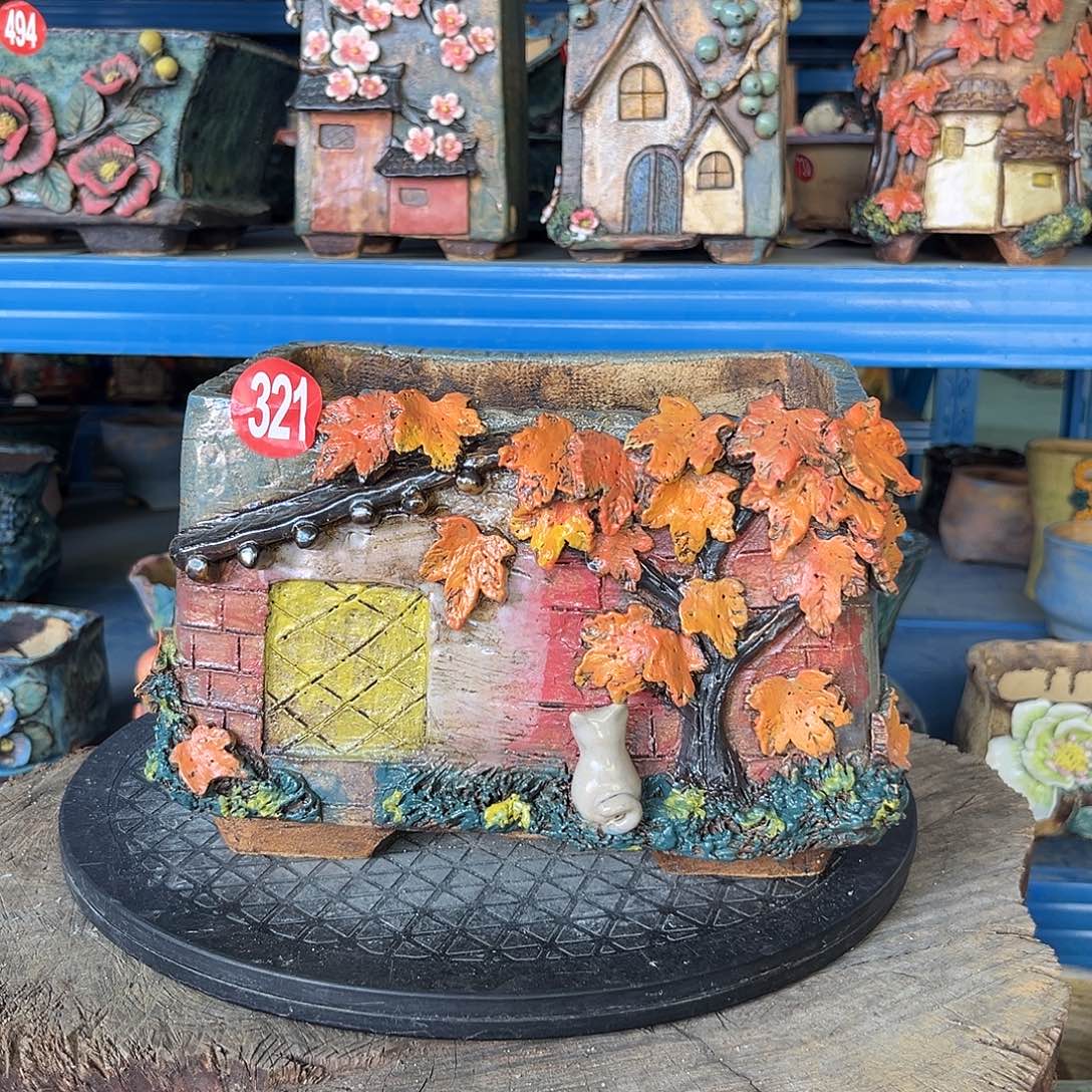 微瑕321 号陶然花器手工花盆