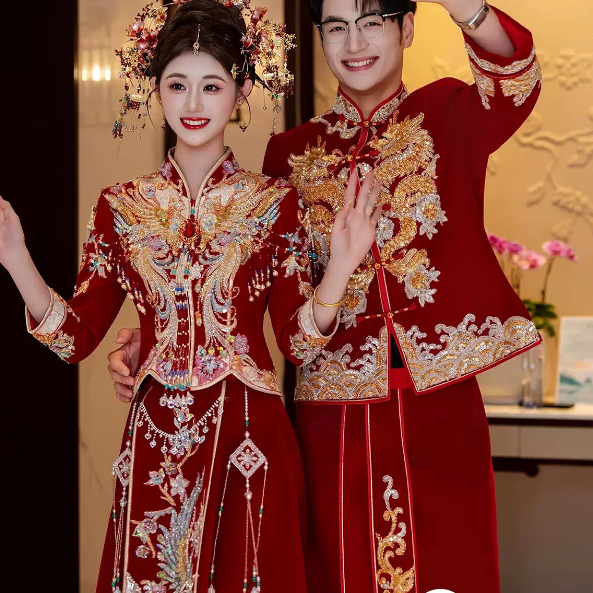 丝绒秀禾服2025新款结婚礼服新娘高端中式嫁衣敬酒服出阁重工喜服