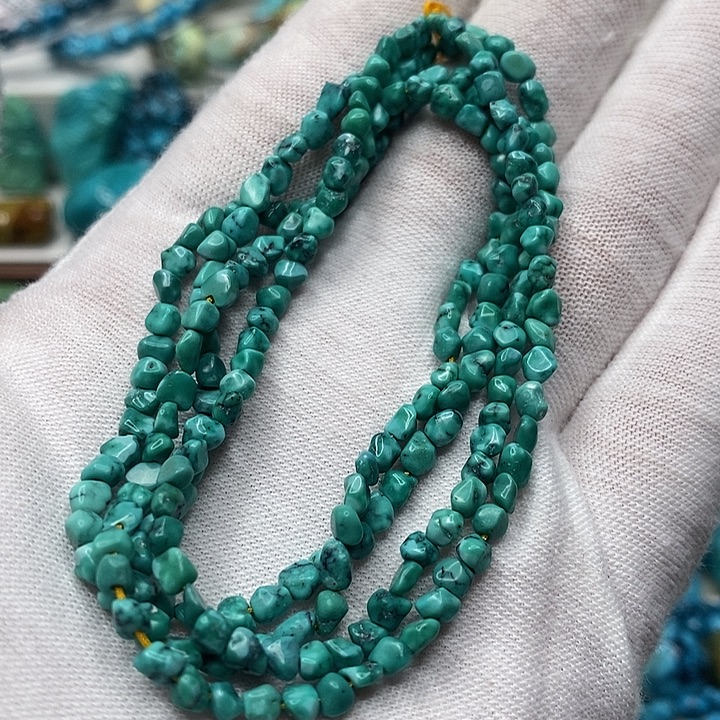 绿松石未镶嵌天然原矿 地大质检