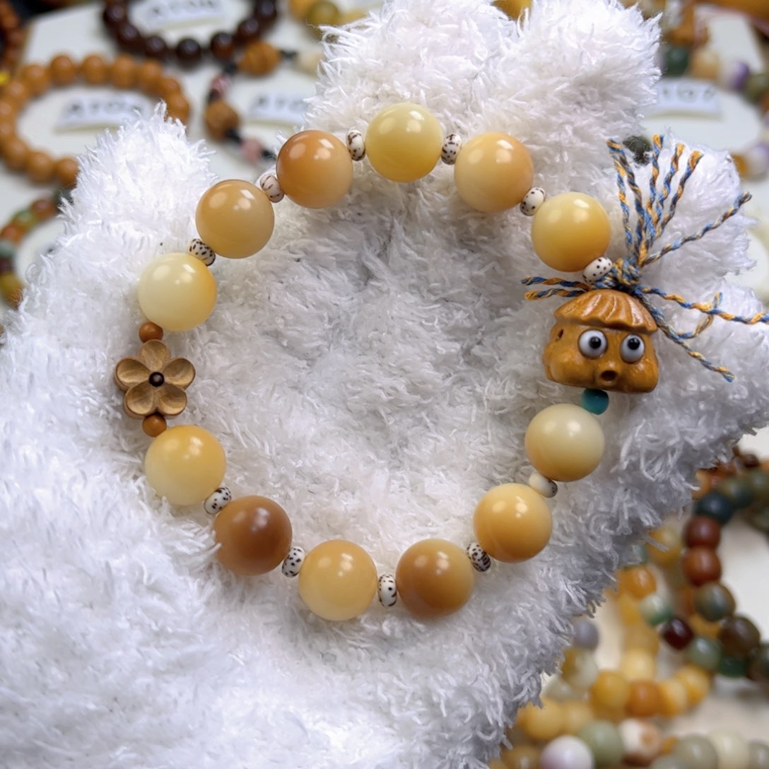 菩提根/象牙果手串呱呱来财