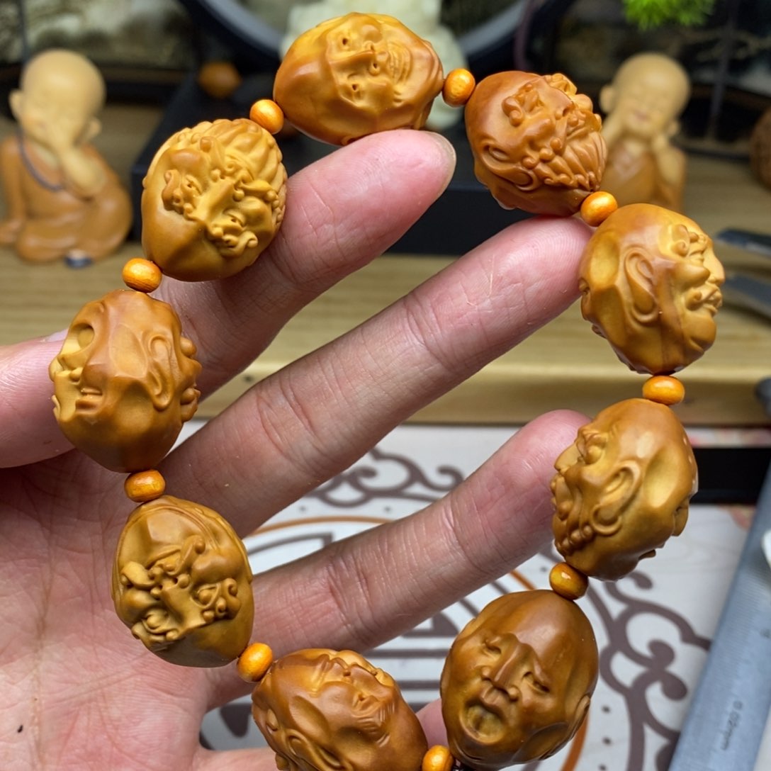 橄榄核手串/手链橄榄核雕工艺手串