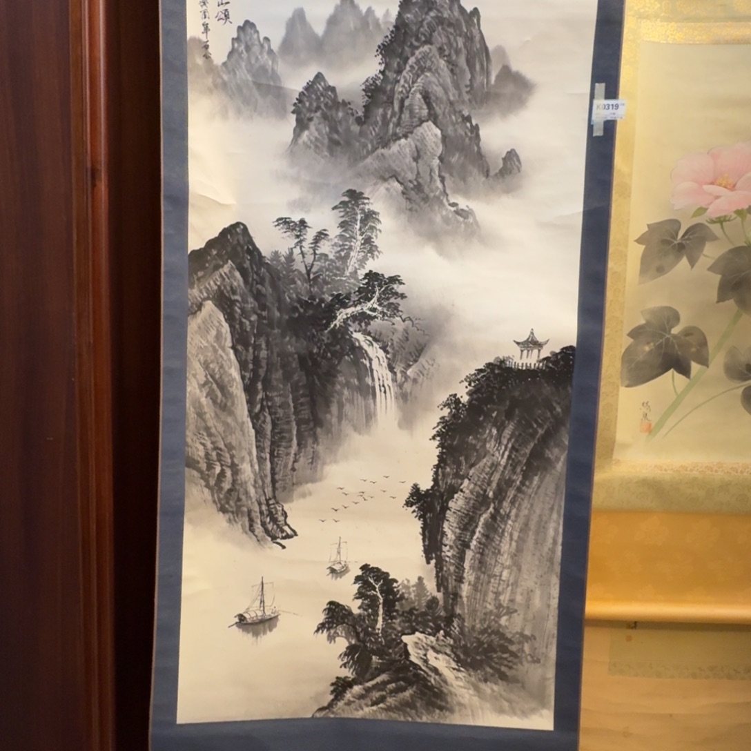 君***军书法0319。           