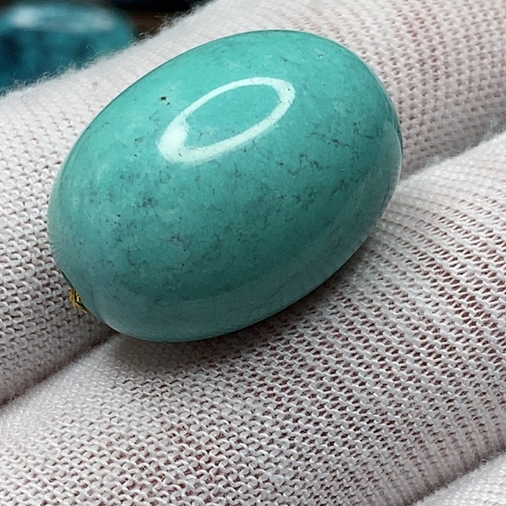 绿松石未镶嵌天然原矿 地大质检