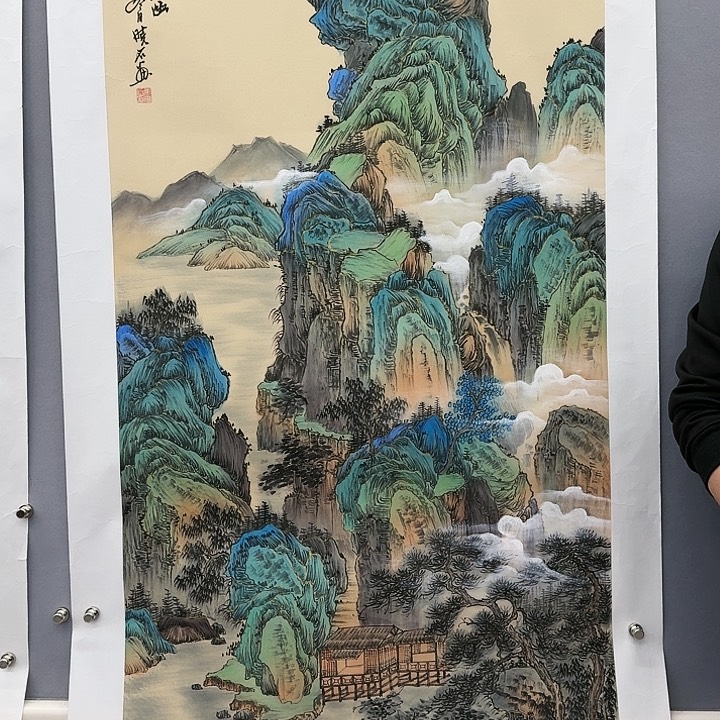 国画书法作品多次参加