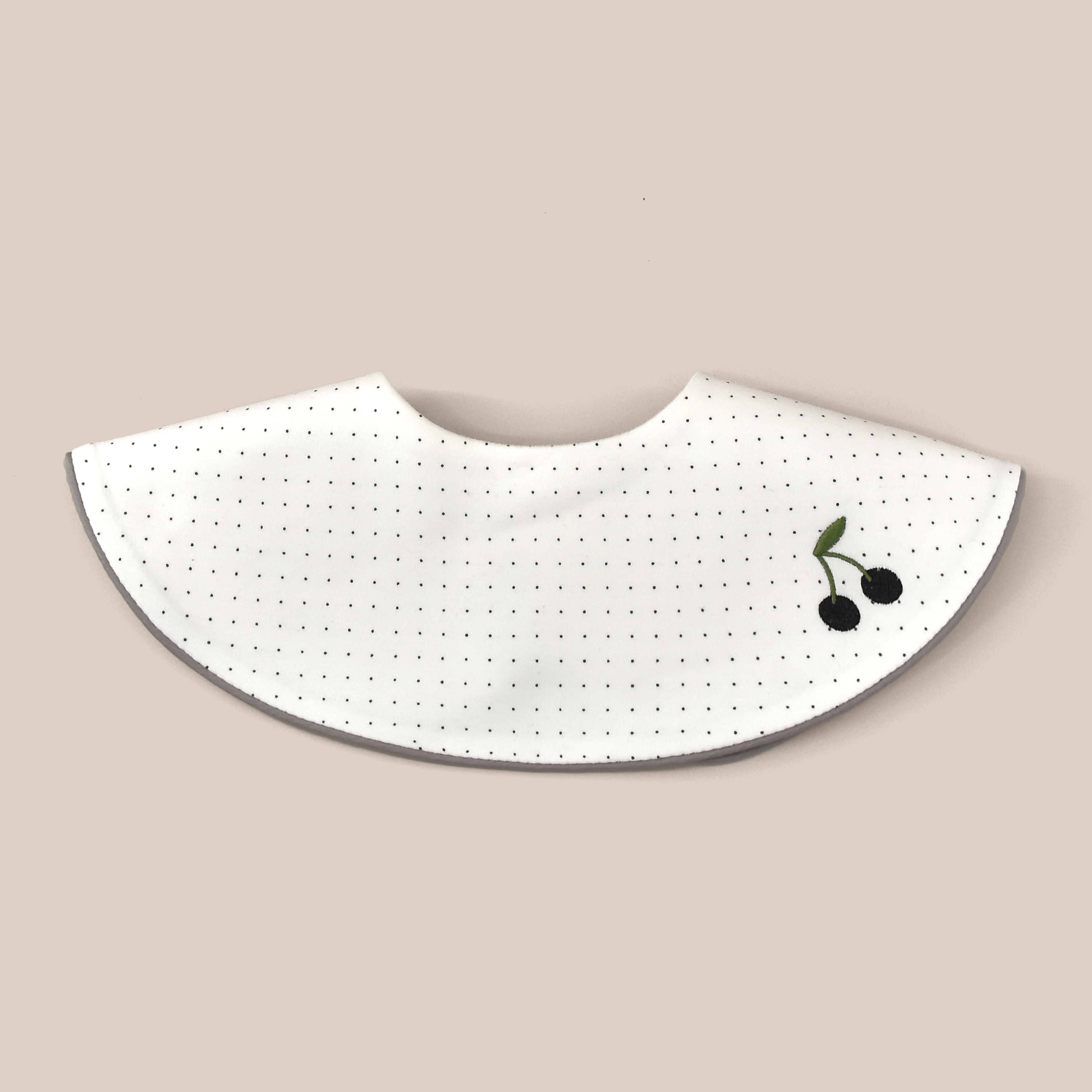 故事我口水巾新生儿柔软透气放吐奶滚边口水巾围兜