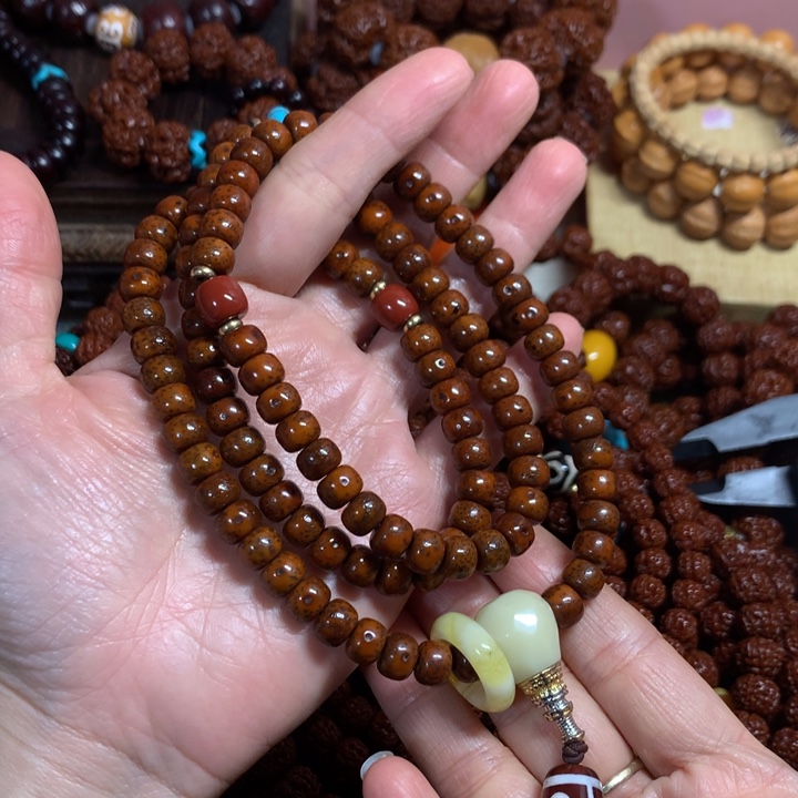 金刚菩提吊坠星月菩提108颗