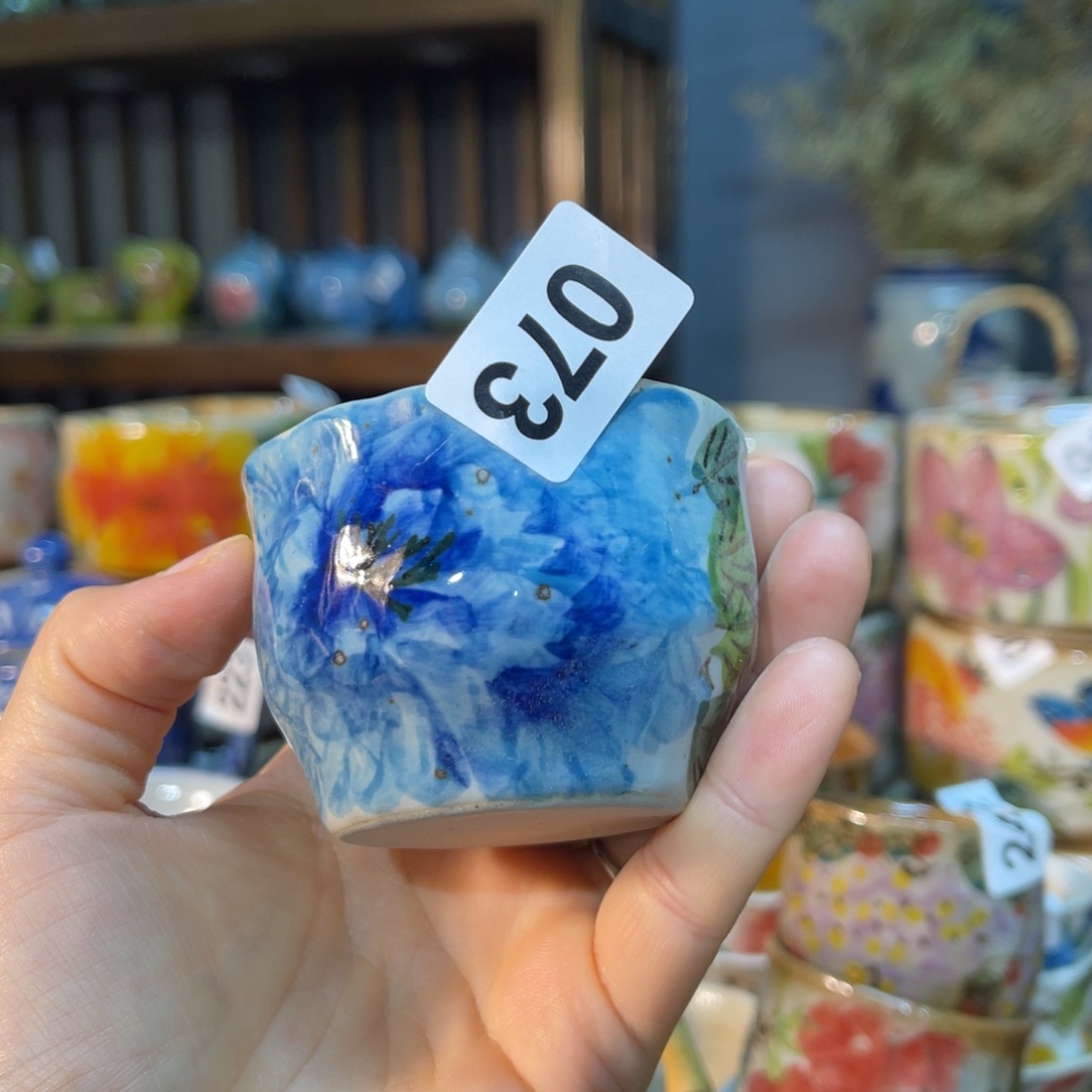 杯素浅陶瓷手工手绘