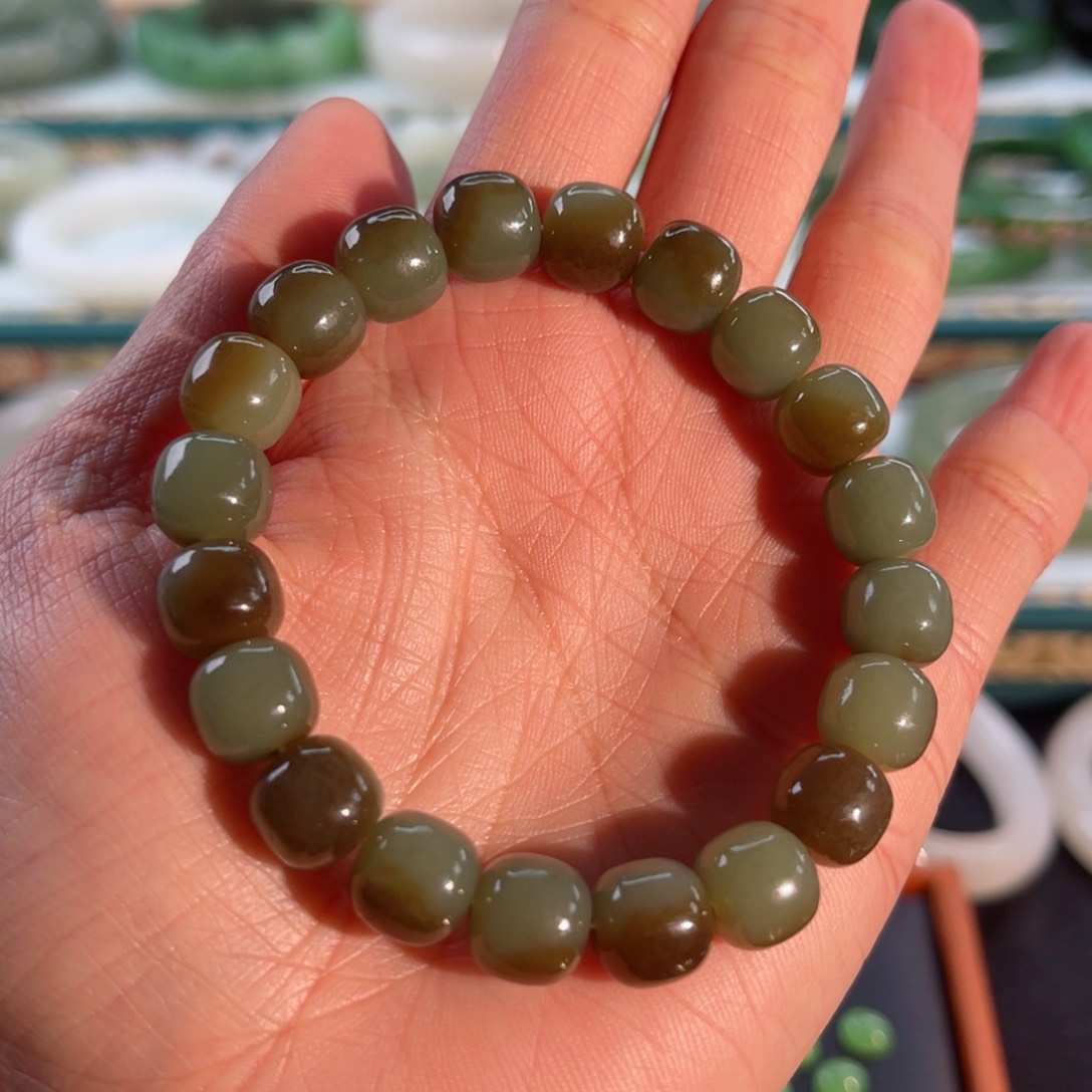 和田玉手链未镶嵌