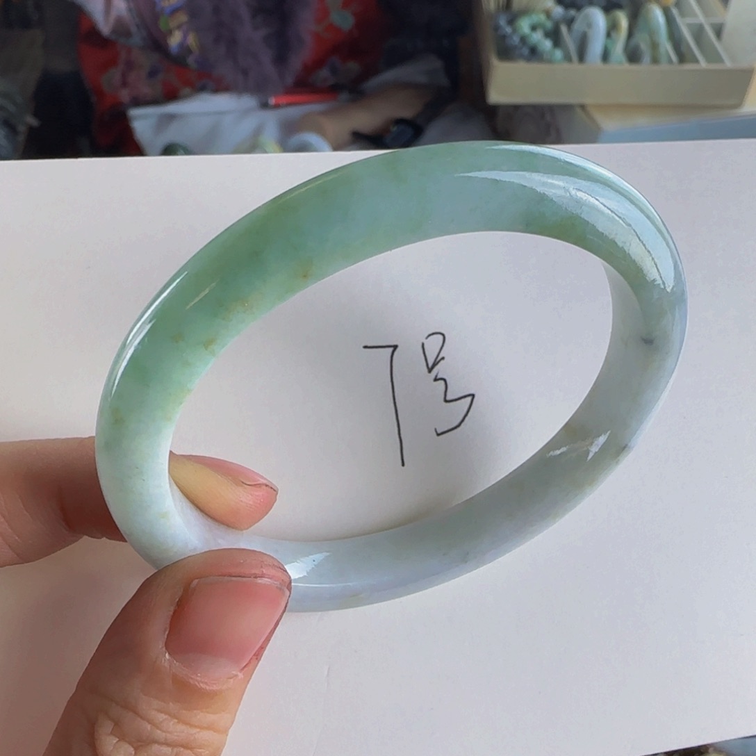 翡翠手镯未镶嵌老坑58贵妃