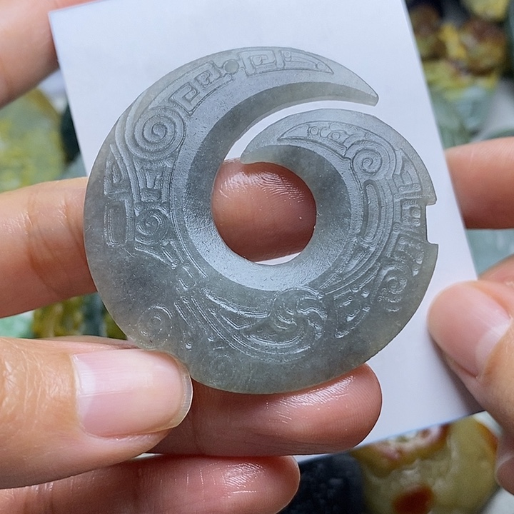 定制翡翠未镶嵌毛货