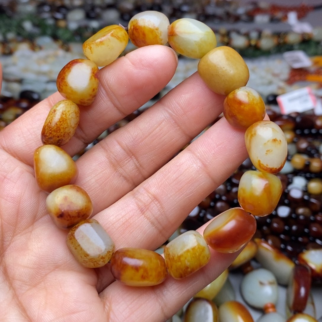 和田玉手链未镶嵌