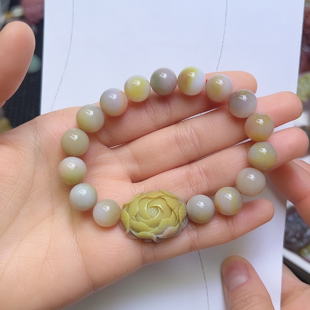 玛瑙/玉髓未镶嵌定制手串