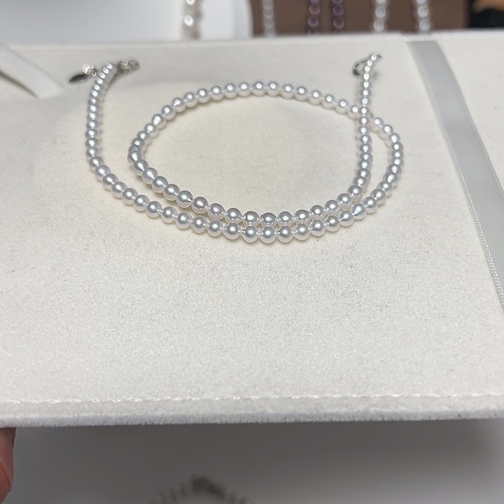 颈饰淡水珍珠钛钢
