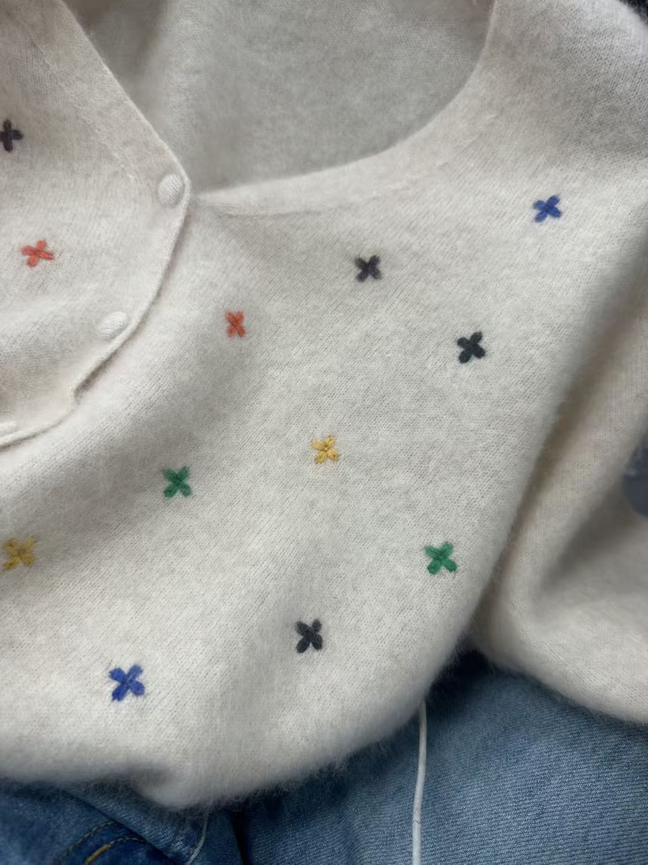 【12.1孤品毛衫】纯色衫宽松型长袖时尚女宽松秋冬保暖6653