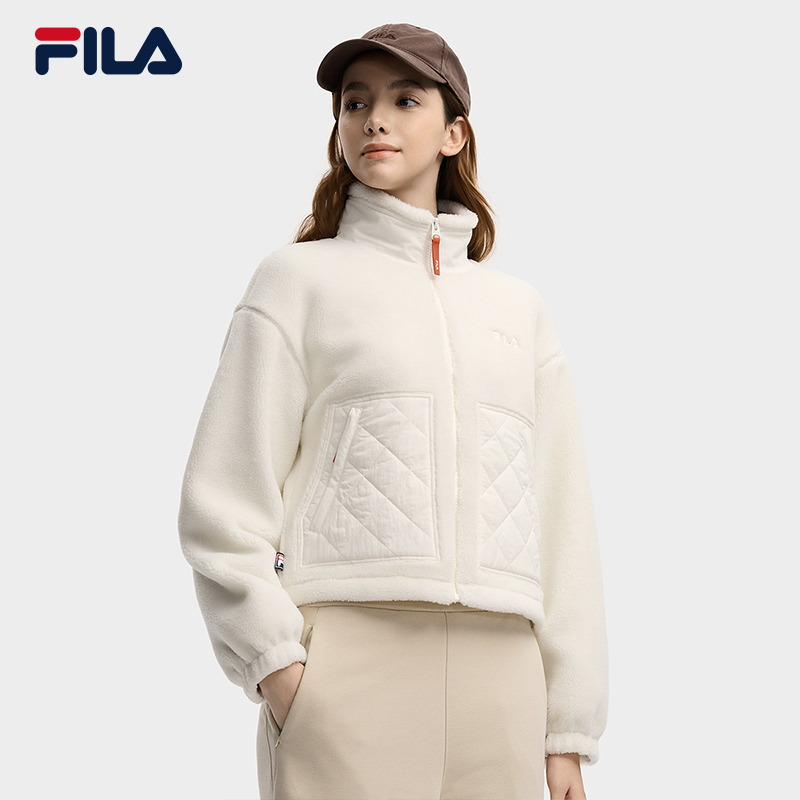 【舒适保暖】FILA/斐乐女装秋冬季新款休闲户外运动外套F11W549506F