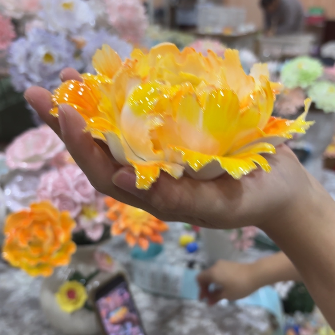 陶瓷花，20元发货，退款拉黑1167瑕疵