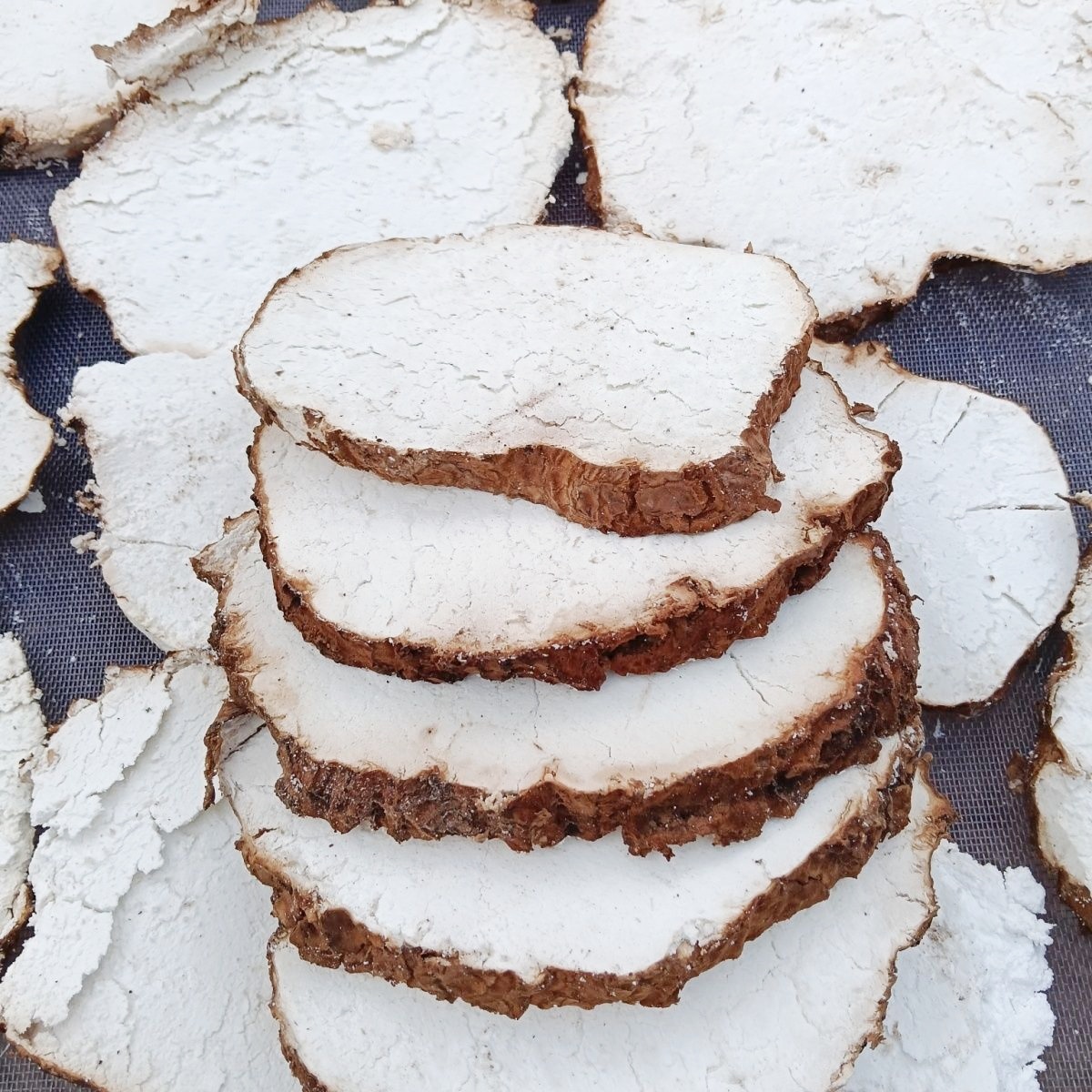 云南正宗带皮茯苓片干片云南产地直发煲汤煮水炖肉提鲜好食材