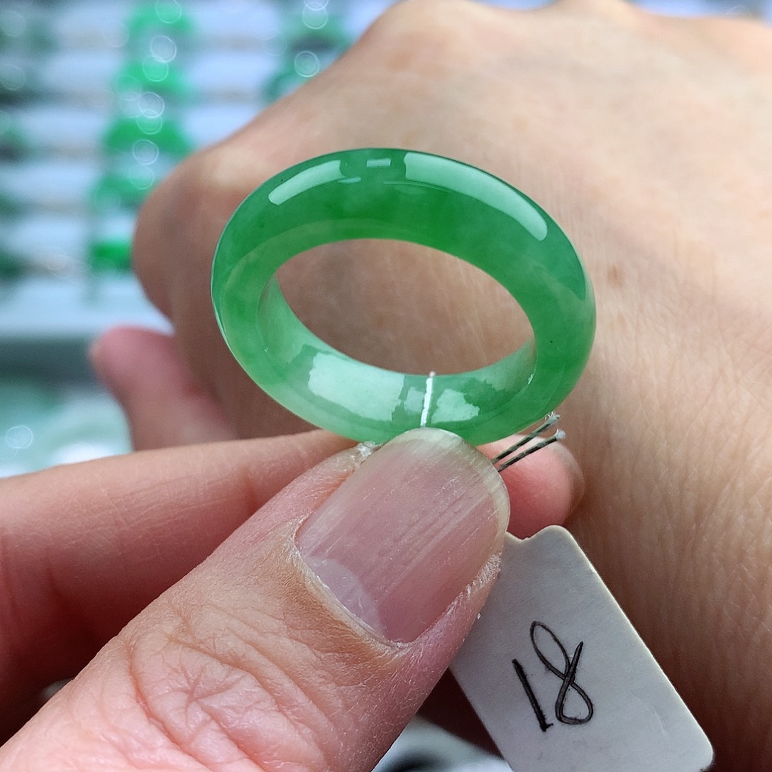 未镶嵌戒指翡翠18号