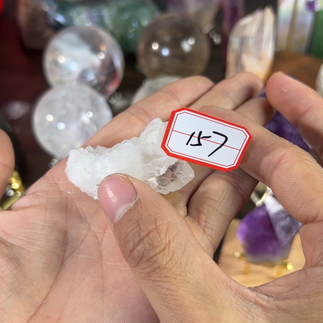 水晶天然水晶，默认微瑕未镶嵌