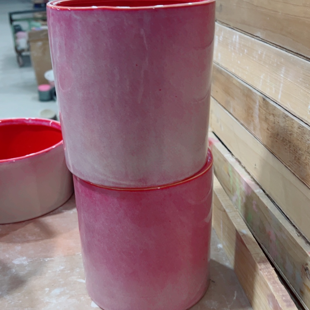 有孔，陶瓷花盆满10米包邮发货