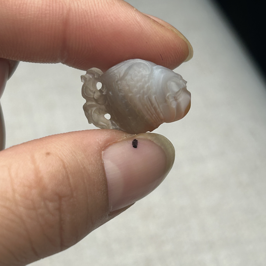 下单专拍10元纯手工包浆南红