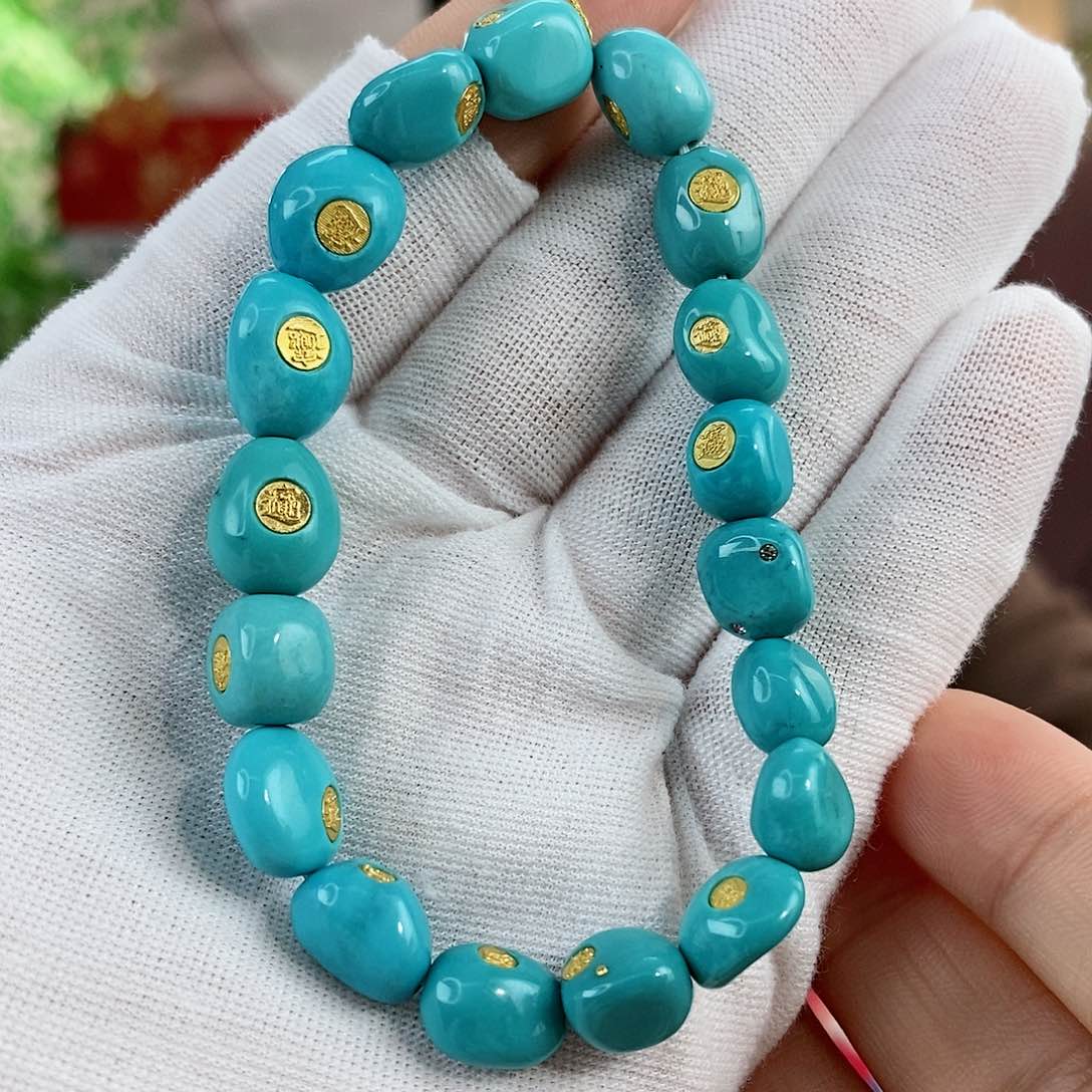 绿松石珠宝奇石未镶嵌