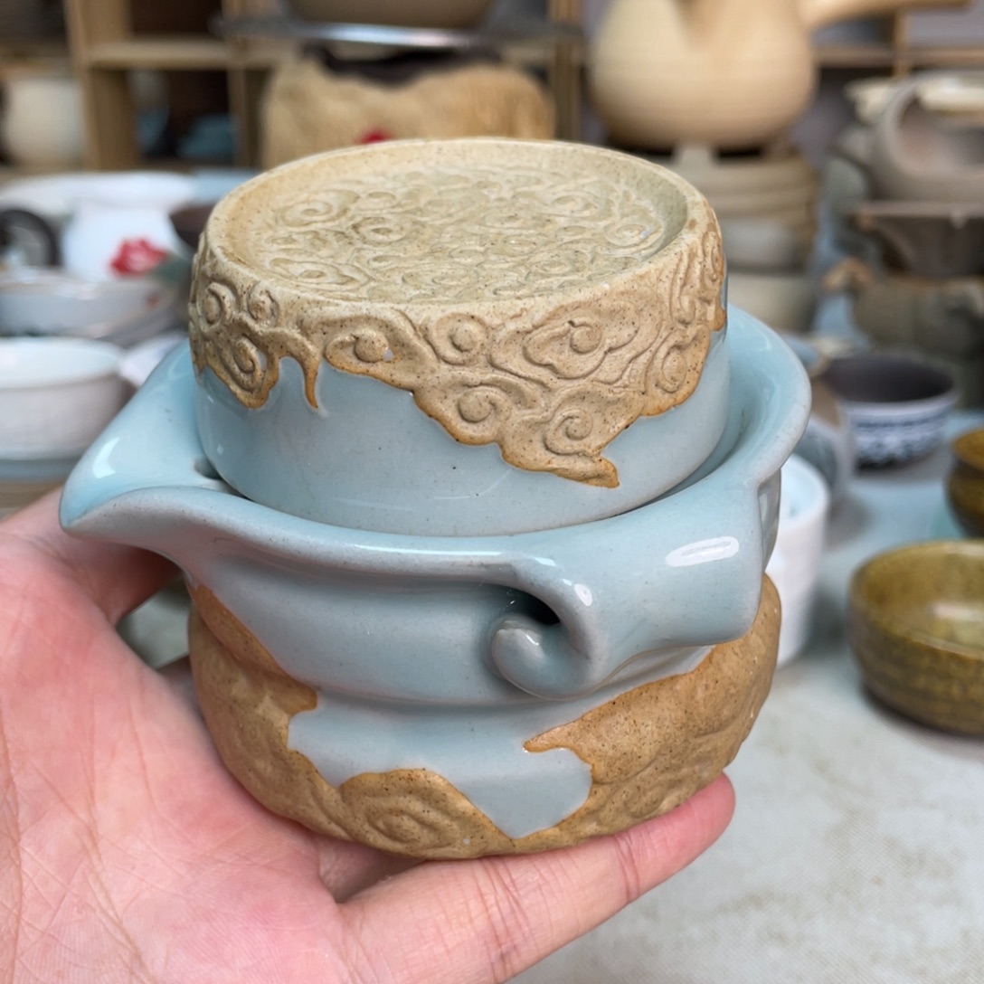 壶老段烧陶瓷茶器