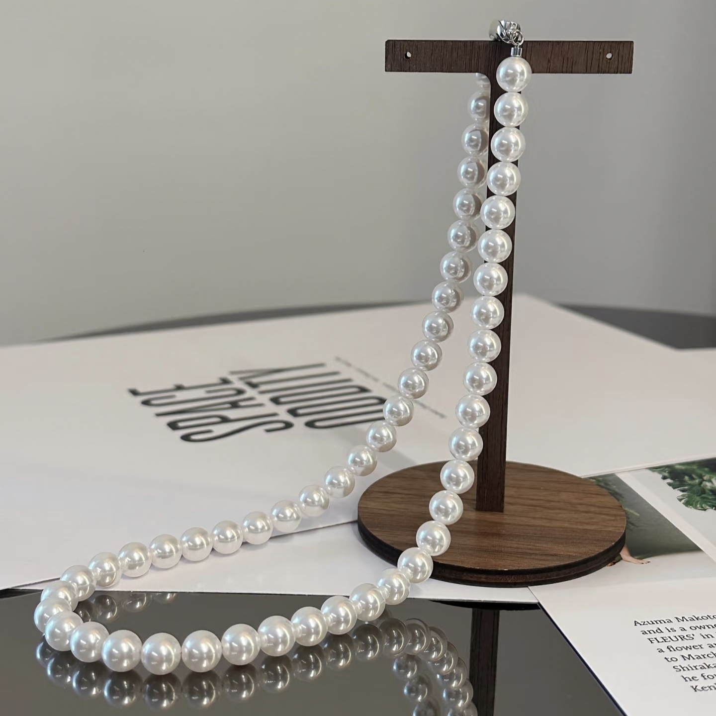 【新年元旦】周大生7-8mm近圆淡水无核珍珠项链气质百搭送女友