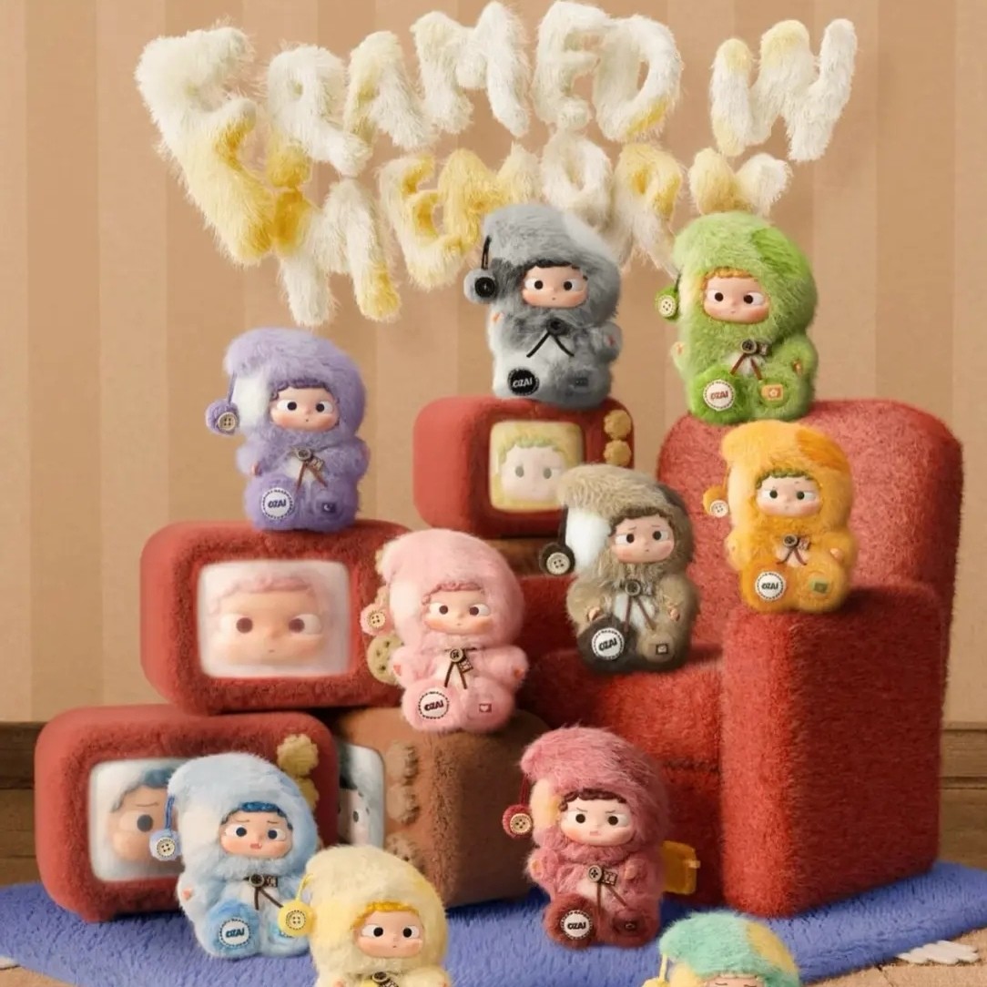 【拆盒】哦崽记忆定格中毛绒搪胶盲盒系列潮玩生日礼物摆件