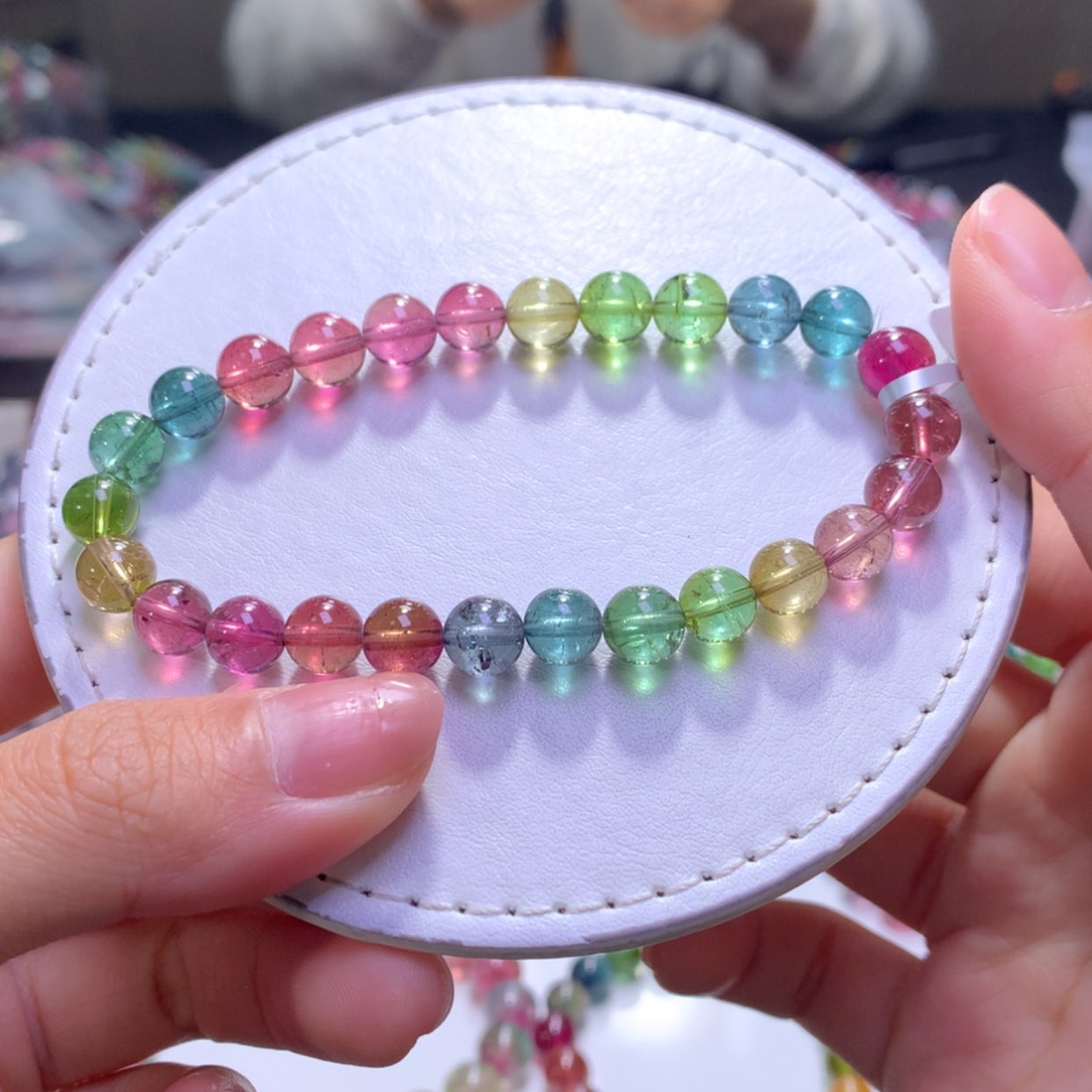 【闪购商品】未镶嵌手串碧玺7.7mm左右