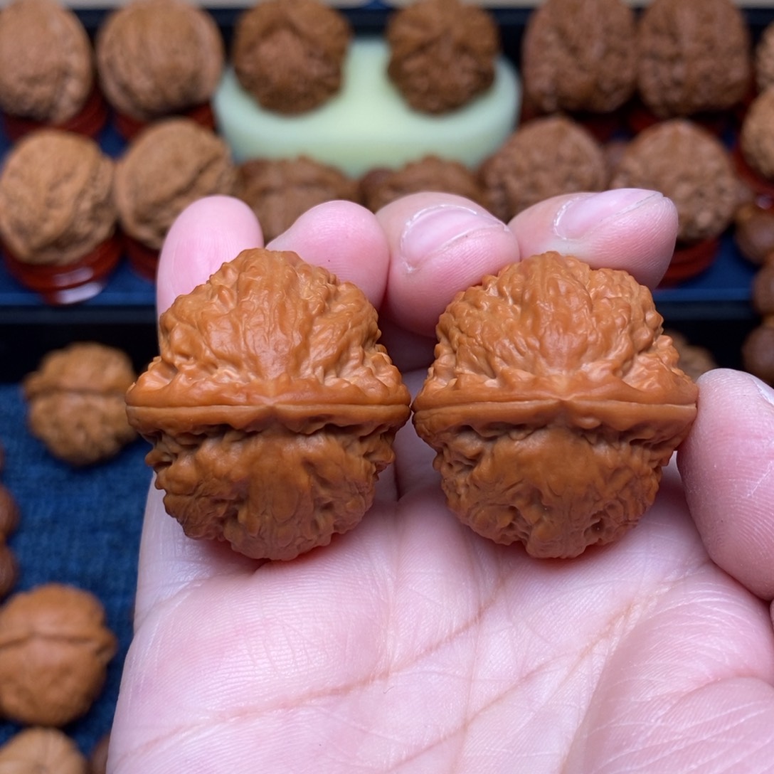 文玩核桃把件手捻精品胖头砣