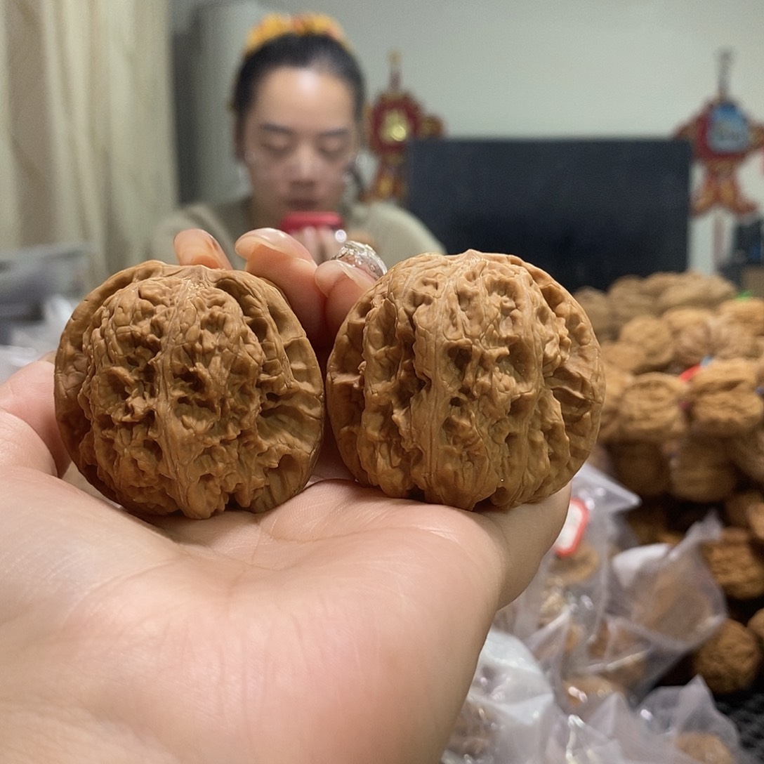 把件文玩核桃46将军膀