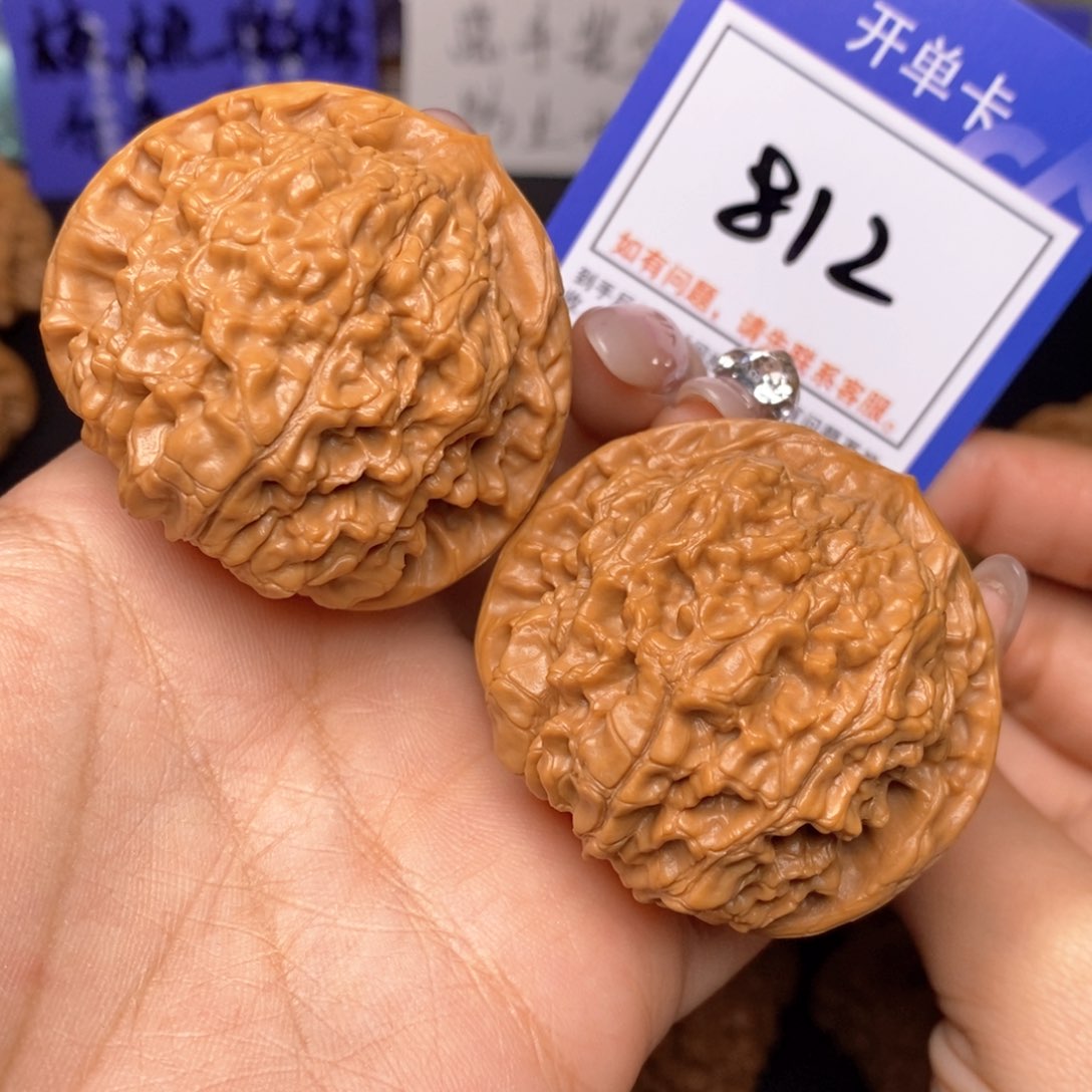 文玩核桃把件47官帽 812