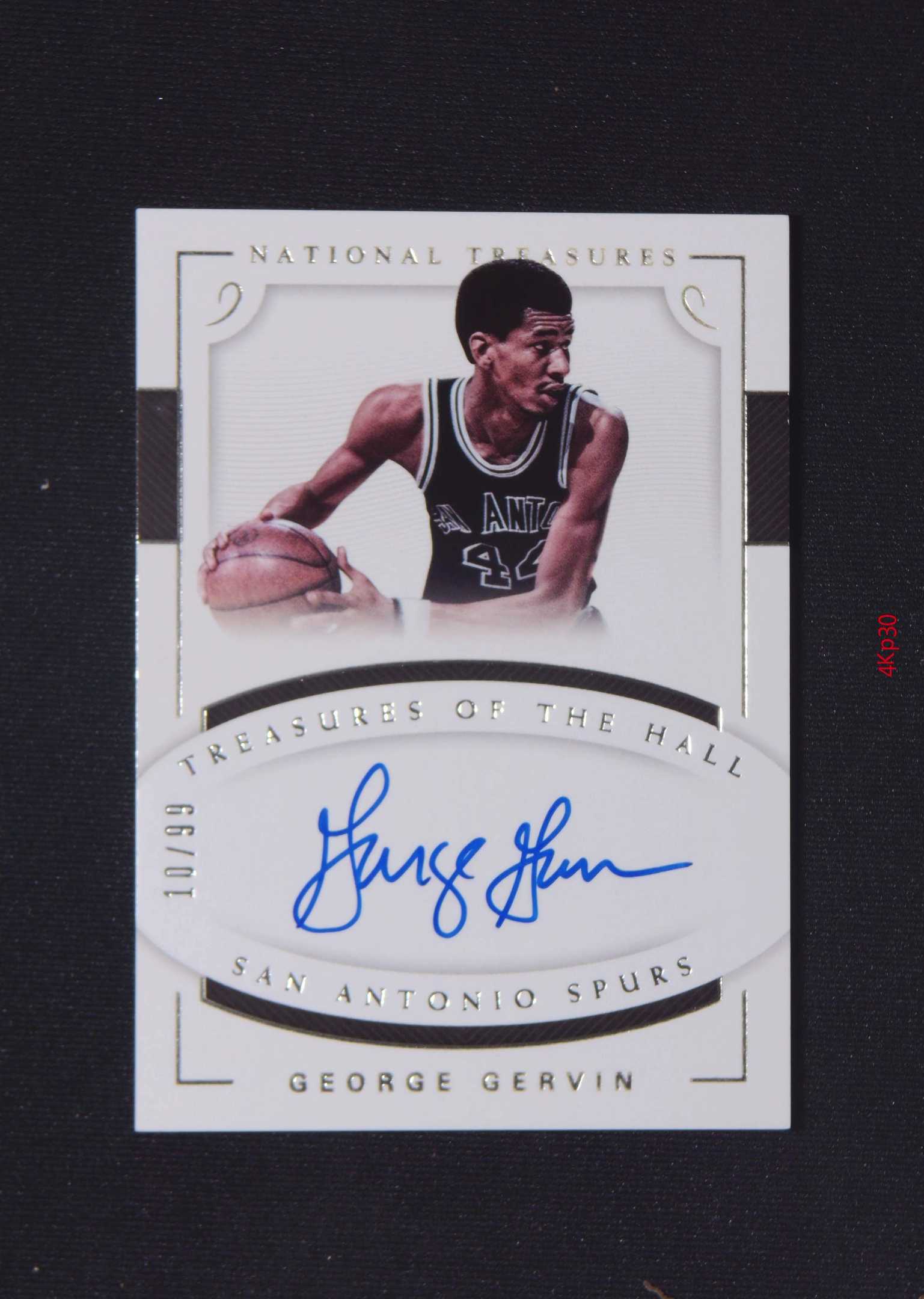 【直播开价】冰人乔治格文 99编 亲笔签名 球星卡包邮