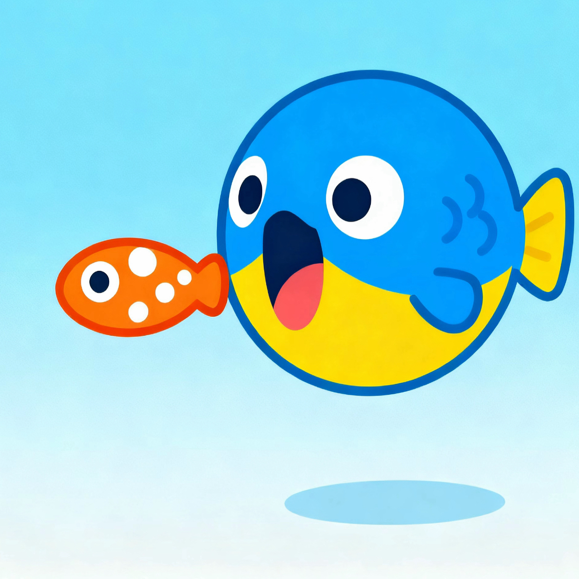 【代拆】【 同号吃大鱼吃小鱼】萌粒单颗正版萌粒游戏欧盲盒