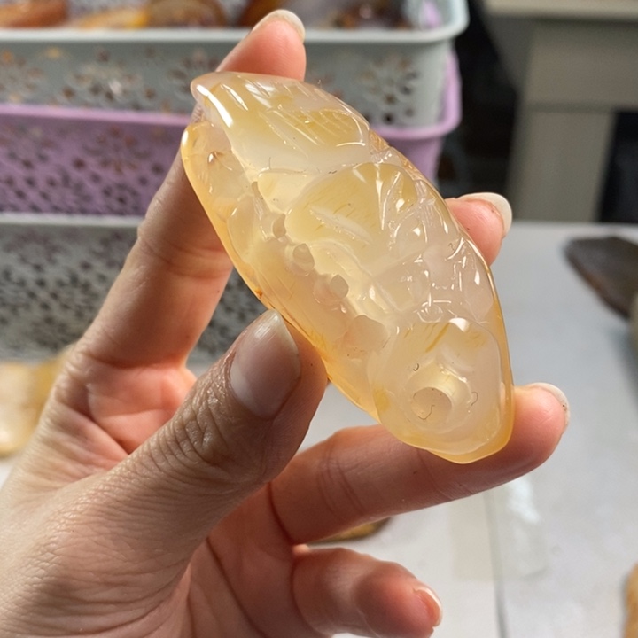 玛瑙/玉髓吊坠(不含链)未镶嵌