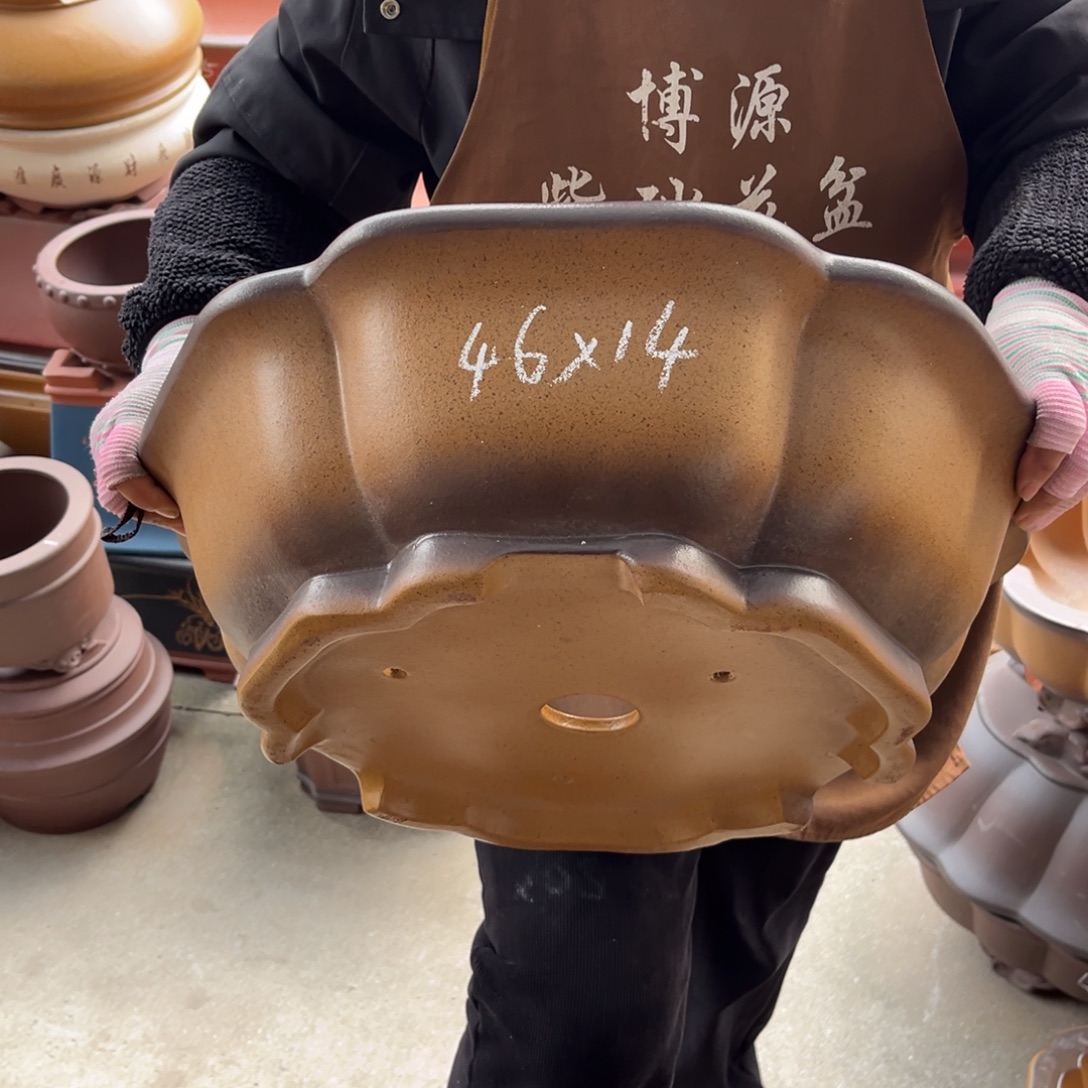 紫砂花盆盆景艺术