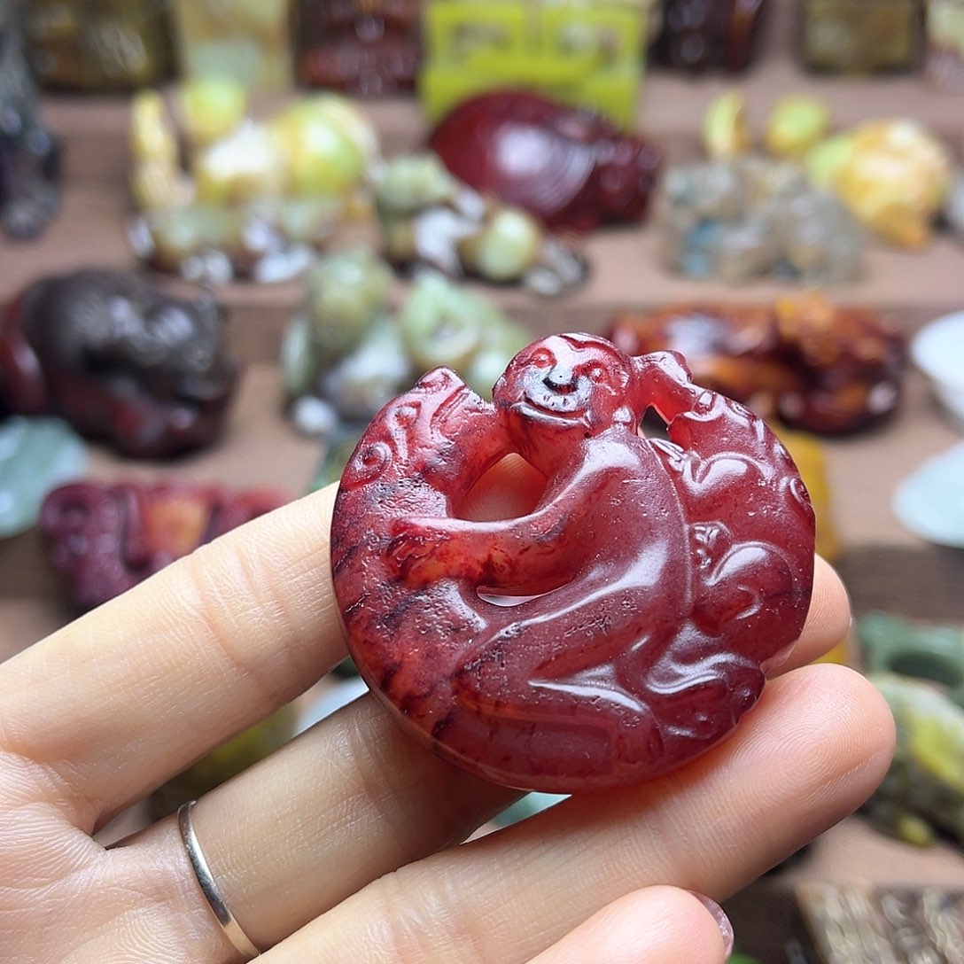 白玉菩提吊坠119。。