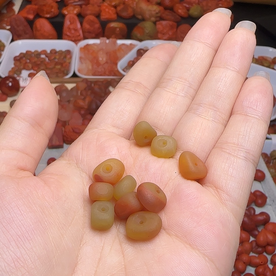 南红玛瑙未镶嵌吊坠(不含链)