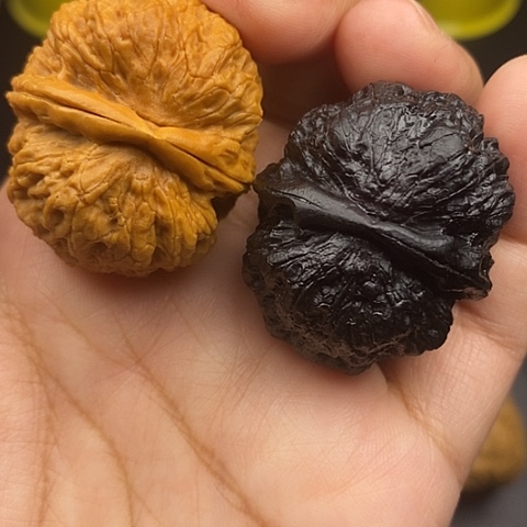 文玩核桃把件38尺狮子头