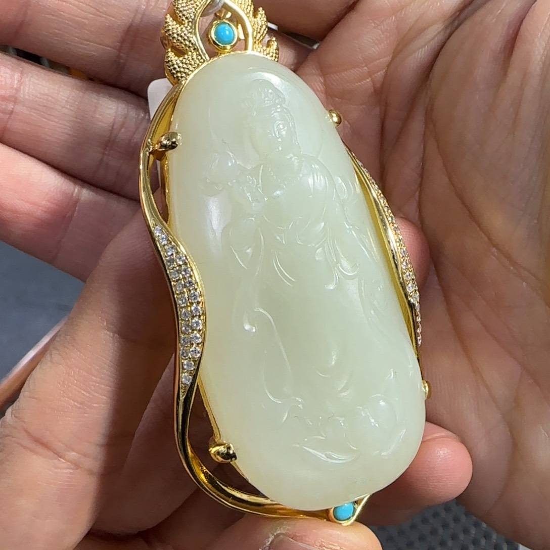 和田玉挂件未镶嵌