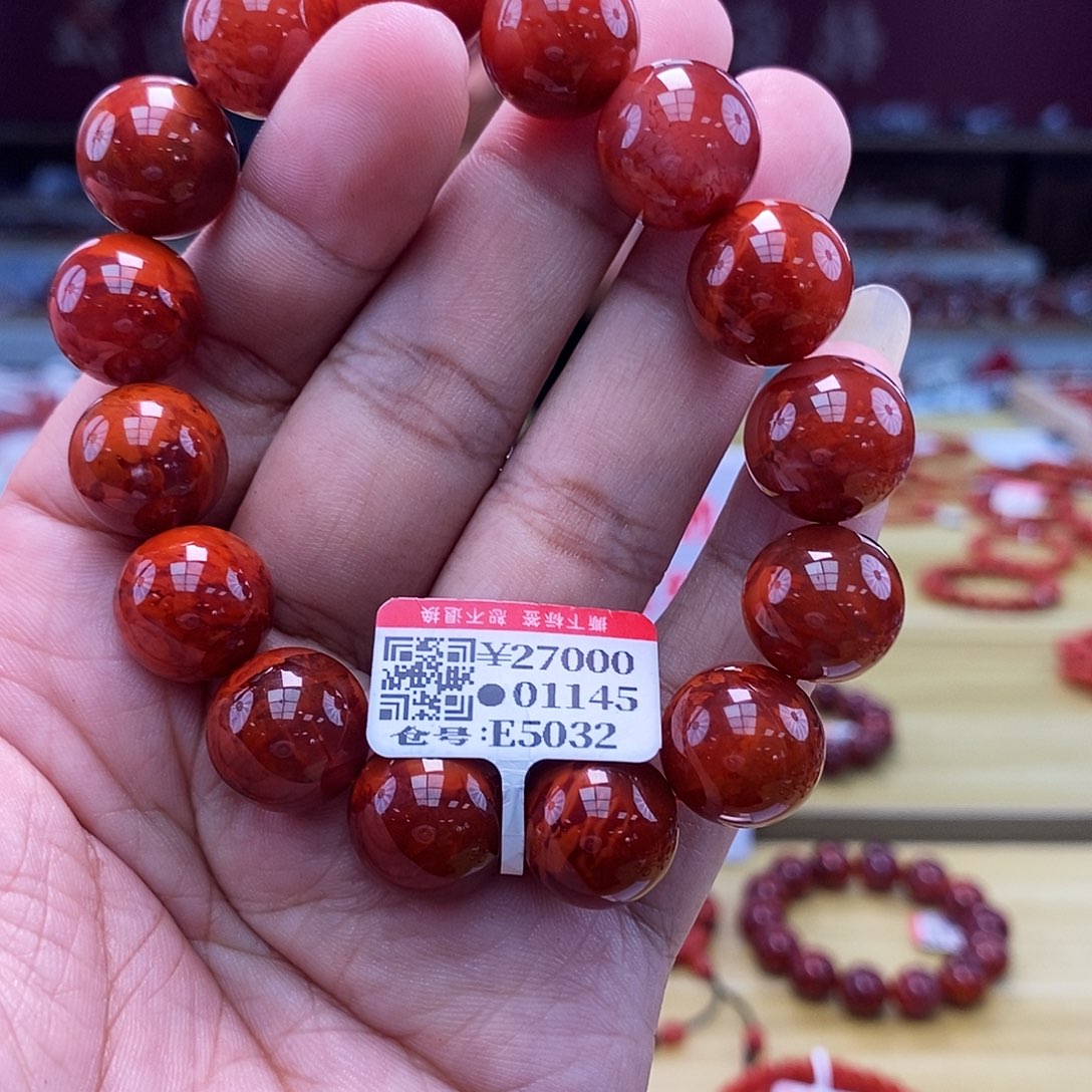 南红玛瑙南红手串14mm多样性发一未镶嵌