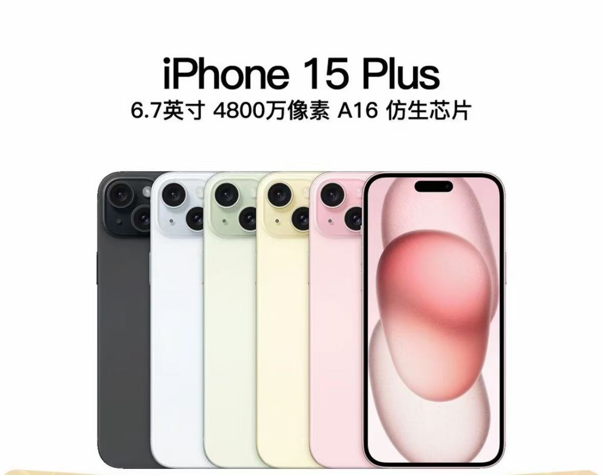 95新 Apple/苹果 15plus 原装正品国行零售 全网通双卡 5G 优品