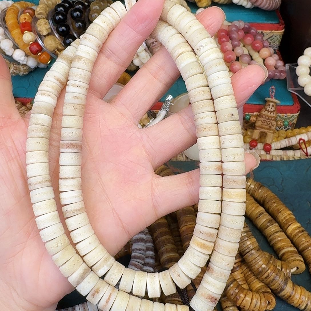 牛骨手串/手链牛骨嘎嘎10尺寸108颗