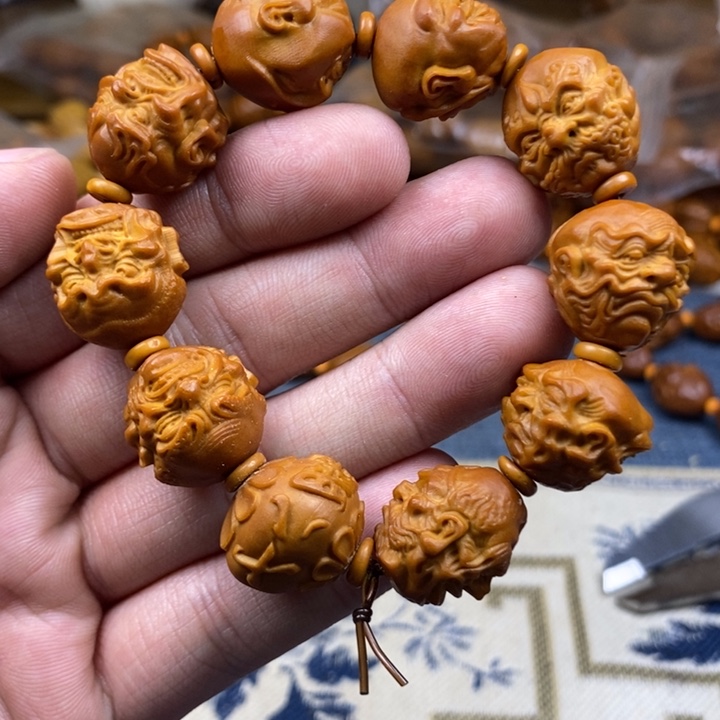 橄榄核手串/手链橄榄核雕工艺手串